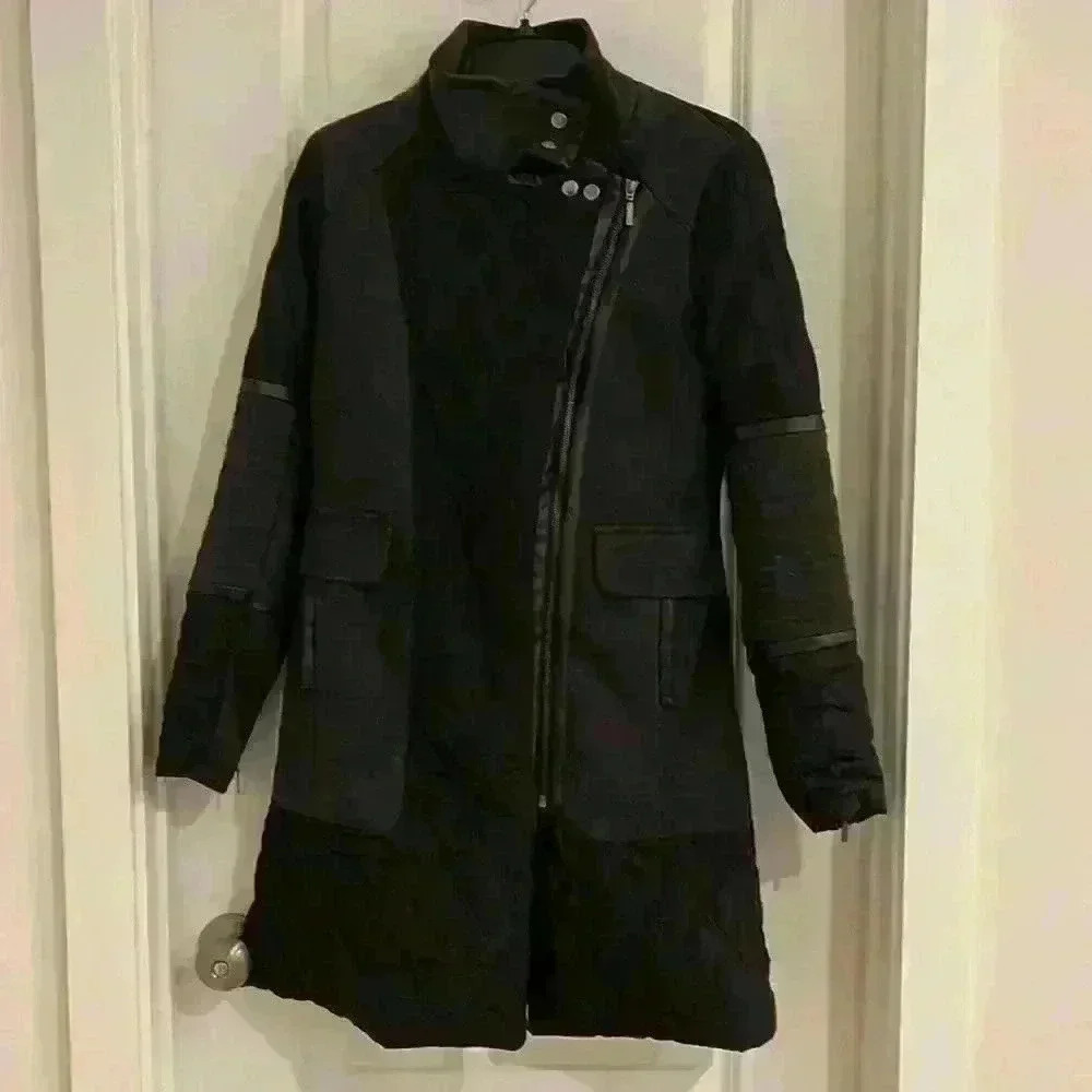 Yoki Outwear Quilted Long Jacket